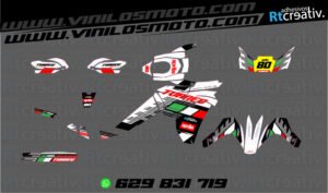 ADHESIVOS Y PEGATINAS DE VINILO APRILIA TUAREG 660 Rt004-10