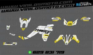 ADHESIVOS Y PEGATINAS DE VINILO APRILIA TUAREG 660 Rt005-07