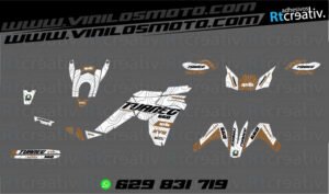 ADHESIVOS Y PEGATINAS DE VINILO APRILIA TUAREG 660 Rt005-08