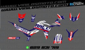 175€ - Voge 300 Rally | Diseño Rt002 16 ADHESIVOS Y PEGATINAS DE VINILO VOGE 300 RALLY Rt002-08