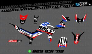 175€ - Voge 300 Rally | Diseño Rt002 18 ADHESIVOS Y PEGATINAS DE VINILO VOGE 300 RALLY Rt002-09