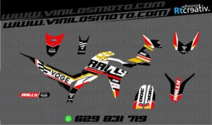 175€ - Voge 300 Rally | Diseño Rt002 20 ADHESIVOS Y PEGATINAS DE VINILO VOGE 300 RALLY Rt002-10