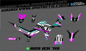 175€ - Voge 300 Rally | Diseño Rt002 24 ADHESIVOS Y PEGATINAS DE VINILO VOGE 300 RALLY Rt002-12