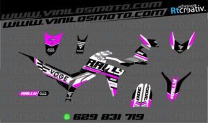 175€ - Voge 300 Rally | Diseño Rt002 26 ADHESIVOS Y PEGATINAS DE VINILO VOGE 300 RALLY Rt002-13