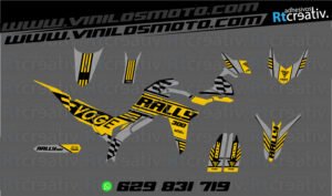 175€ - Voge 300 Rally | Diseño Rt003 12 ADHESIVOS Y PEGATINAS DE VINILO VOGE 300 RALLY Rt003-06