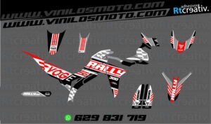 175€ - Voge 300 Rally | Diseño Rt003 10 ADHESIVOS Y PEGATINAS DE VINILO VOGE 300 RALLY Rt003-09