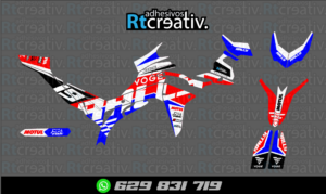 175€ - Voge 300 Rally | Diseño Rt004 2 ADHESIVOS Y PEGATINAS DE VINILO VOGE 300 RALLY Rt004-01
