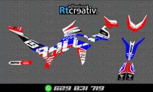 175€ - Voge 300 Rally | Diseño Rt004 4 ADHESIVOS Y PEGATINAS DE VINILO VOGE 300 RALLY Rt004-02