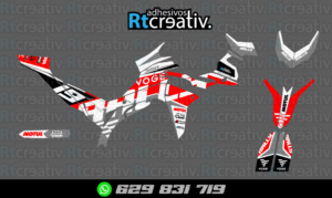 175€ - Voge 300 Rally | Diseño Rt004 10 ADHESIVOS Y PEGATINAS DE VINILO VOGE 300 RALLY Rt004-05