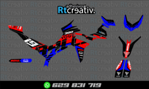 175€ - Voge 300 Rally | Diseño Rt004 18 ADHESIVOS Y PEGATINAS DE VINILO VOGE 300 RALLY Rt004-09