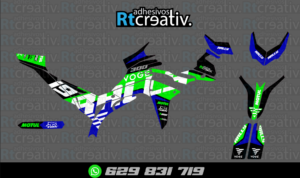 175€ - Voge 300 Rally | Diseño Rt004 24 ADHESIVOS Y PEGATINAS DE VINILO VOGE 300 RALLY Rt004-12