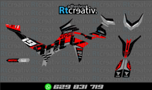 175€ - Voge 300 Rally | Diseño Rt004 30 ADHESIVOS Y PEGATINAS DE VINILO VOGE 300 RALLY Rt004-15