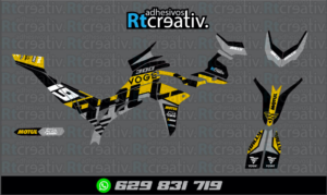 175€ - Voge 300 Rally | Diseño Rt004 34 ADHESIVOS Y PEGATINAS DE VINILO VOGE 300 RALLY Rt004-17