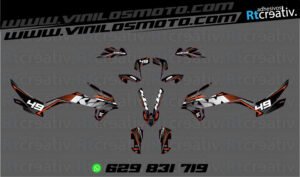 ADHESIVOS Y PEGATINAS DE VINILO KTM ADVENTURE Rt004-01