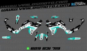 ADHESIVOS Y PEGATINAS DE VINILO YAMAHA TENERE Rt014-12