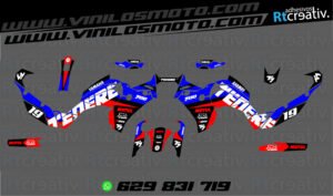 ADHESIVOS Y PEGATINAS DE VINILO YAMAHA TENERE Rt014-14