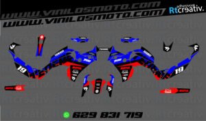 ADHESIVOS Y PEGATINAS DE VINILO YAMAHA TENERE Rt014-15