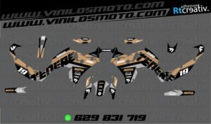 ADHESIVOS Y PEGATINAS DE VINILO YAMAHA TENERE Rt014-22