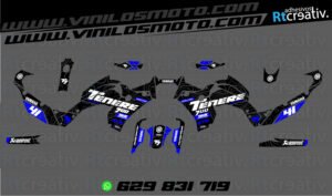 175€ - Yamaha Tenere | Diseño Rt015 22 ADHESIVOS Y PEGATINAS DE VINILO YAMAHA TENERE Rt015-02