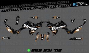 175€ - Yamaha Tenere | Diseño Rt015 28 ADHESIVOS Y PEGATINAS DE VINILO YAMAHA TENERE Rt015-03
