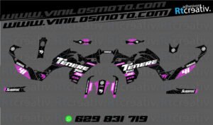 175€ - Yamaha Tenere | Diseño Rt015 24 ADHESIVOS Y PEGATINAS DE VINILO YAMAHA TENERE Rt015-04