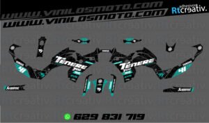 175€ - Yamaha Tenere | Diseño Rt015 20 ADHESIVOS Y PEGATINAS DE VINILO YAMAHA TENERE Rt015-05