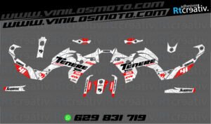 175€ - Yamaha Tenere | Diseño Rt015 2 ADHESIVOS Y PEGATINAS DE VINILO YAMAHA TENERE Rt015-08