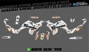 175€ - Yamaha Tenere | Diseño Rt015 14 ADHESIVOS Y PEGATINAS DE VINILO YAMAHA TENERE Rt015-10