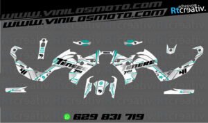 175€ - Yamaha Tenere | Diseño Rt016 22 ADHESIVOS Y PEGATINAS DE VINILO YAMAHA TENERE Rt016-11