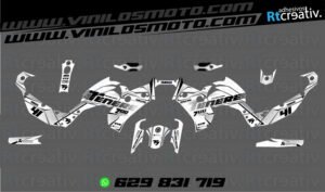 175€ - Yamaha Tenere | Diseño Rt016 32 ADHESIVOS Y PEGATINAS DE VINILO YAMAHA TENERE Rt016-16