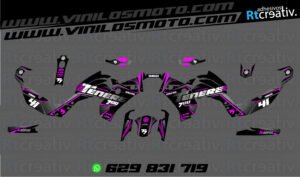 175€ - Yamaha Tenere | Diseño Rt016 14 ADHESIVOS Y PEGATINAS DE VINILO YAMAHA TENERE Rt016-07