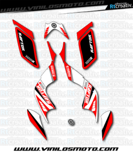 ADHESIVOS Y PEGATINAS DE VINILO PARA YAMAHA RAPTOR 700 Rt001-07