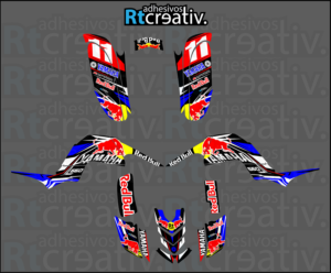 ADHESIVOS Y PEGATINAS DE VINILO PARA YAMAHA RAPTOR 660 Rt003-08