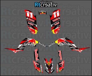 ADHESIVOS Y PEGATINAS DE VINILO PARA YAMAHA RAPTOR 660 Rt003-07