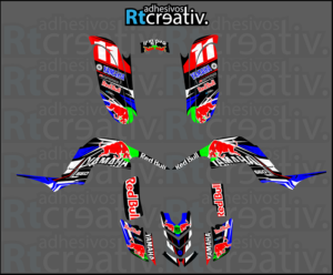 ADHESIVOS Y PEGATINAS DE VINILO PARA YAMAHA RAPTOR 660 Rt003-06