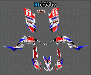 ADHESIVOS Y PEGATINAS DE VINILO PARA YAMAHA RAPTOR 660 Rt003-02