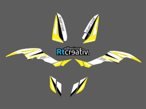 ADHESIVOS Y PEGATINAS DE VINILO PARA YAMAHA RAPTOR 350 Rt004-05