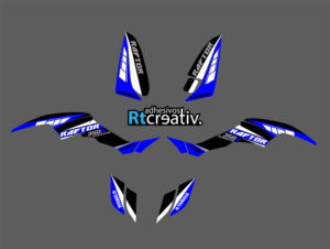 ADHESIVOS Y PEGATINAS DE VINILO PARA YAMAHA RAPTOR 350 Rt004-04
