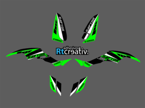 ADHESIVOS Y PEGATINAS DE VINILO PARA YAMAHA RAPTOR 350 Rt004-02