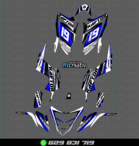 ADHESIVOS Y PEGATINAS DE VINILO PARA YAMAHA RAPTOR 700 Rt001-29