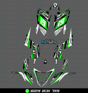 ADHESIVOS Y PEGATINAS DE VINILO PARA YAMAHA RAPTOR 700 Rt001-26