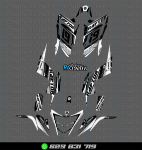 ADHESIVOS Y PEGATINAS DE VINILO PARA YAMAHA RAPTOR 700 Rt001-13
