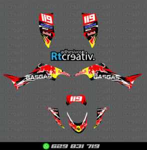 ADHESIVOS Y PEGATINAS DE VINILO PARA GAS GAS WILD Rt003-02