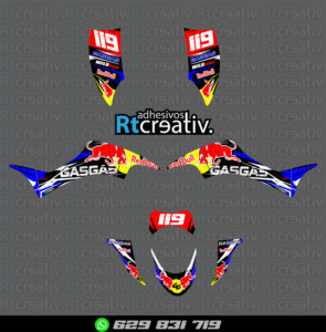 ADHESIVOS Y PEGATINAS DE VINILO PARA GAS GAS WILD Rt003-01