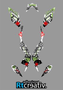 ADHESIVOS Y PEGATINAS DE VINILO PARA YAMAHA RAPTOR 700 Rt006-05