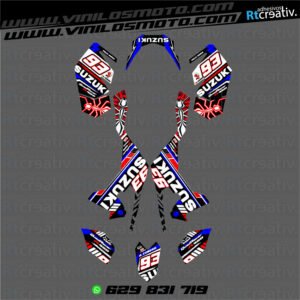 ADHESIVOS Y PEGATINAS DE VINILO PARA SUZUKI LTR 450 Rt008-01