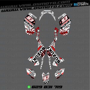 ADHESIVOS Y PEGATINAS DE VINILO PARA SUZUKI LTR 450 Rt008-06