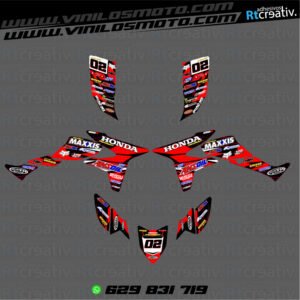 ADHESIVOS Y PEGATINAS DE VINILO PARA HONDA TRX 450 Rt001-01