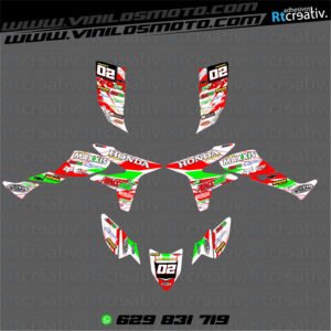 ADHESIVOS Y PEGATINAS DE VINILO PARA HONDA TRX 450 Rt001-05