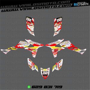 ADHESIVOS Y PEGATINAS DE VINILO PARA HONDA TRX 450 Rt001-08
